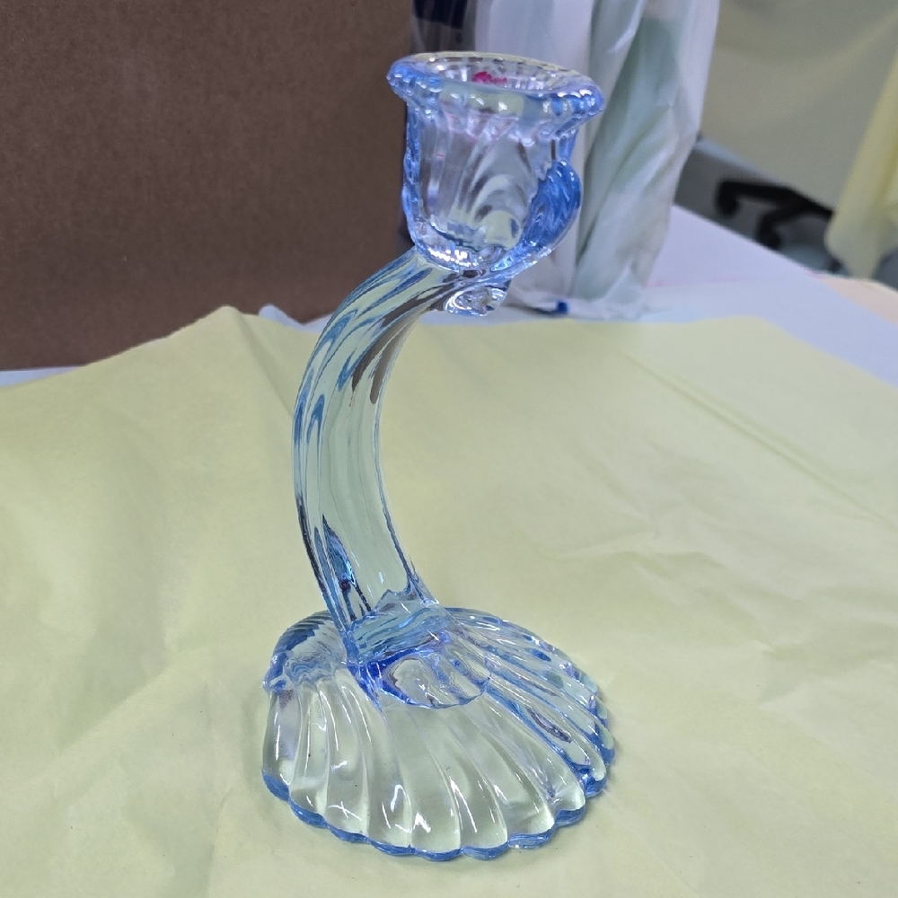 Cambridge Glass Candle Holder